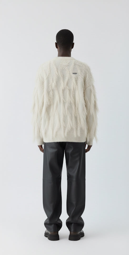 FRINGE TAPESTRY CREWNECK