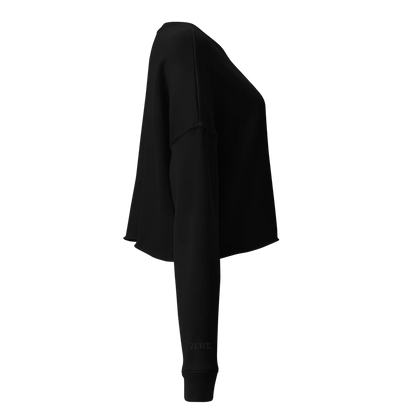 Cropped Fleece Sweatshirt