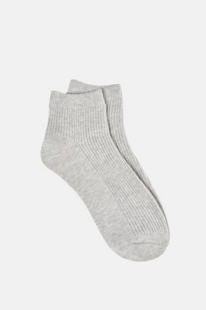 CAMEO RIBBED ANKLE SOCKS - 4 PACK