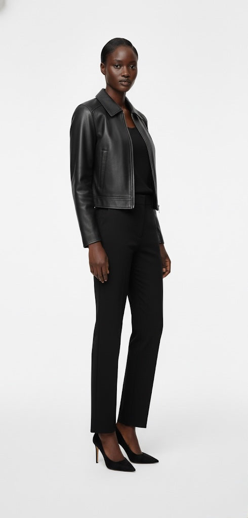 OBSIDIAN LEATHER JACKET