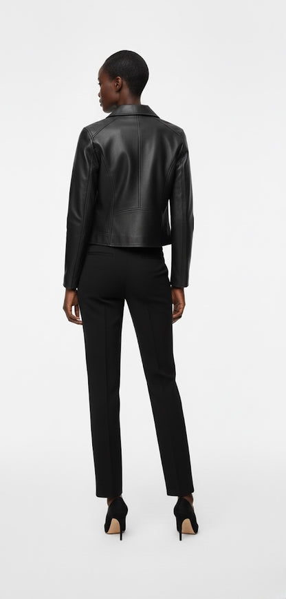 OBSIDIAN LEATHER JACKET