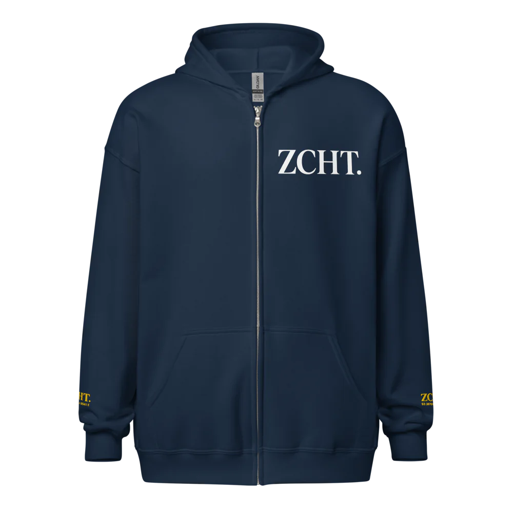 SIgnature Weighted Zip Up