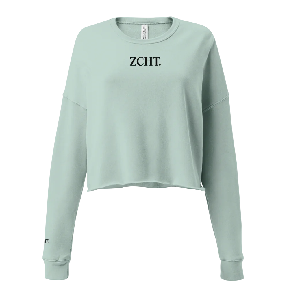 Cropped Fleece Sweatshirt